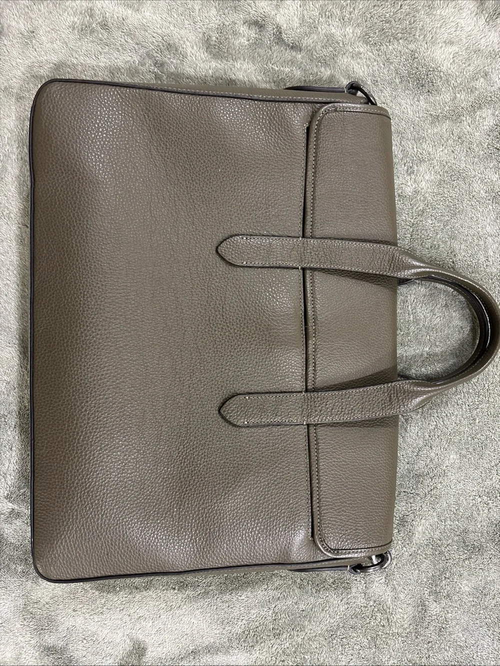 Coach Men's Leather Briefcase Bag with Removable Strap